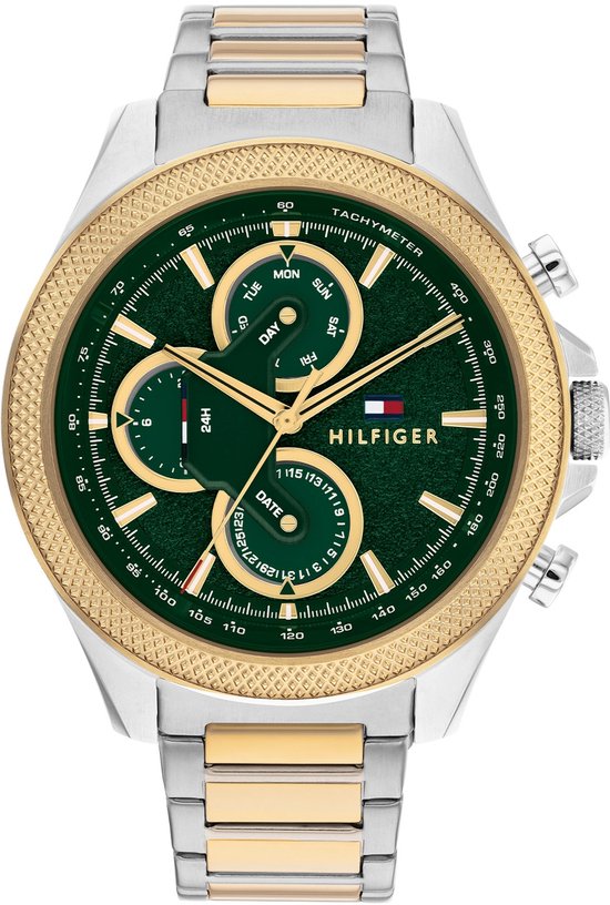 Tommy Hilfiger TH1792079 Clark Heren Horloge – 46 mm – Zilverkleurig